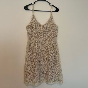 She and Sky cream lace dress. Never worn